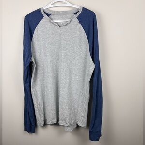 Lululemon baseball long sleeve tee shirt Men's large raglan cotton casual